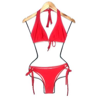 BIKINI PUSH UP LICRA MUJER ROJO UV CLASICO GL-18 - 1