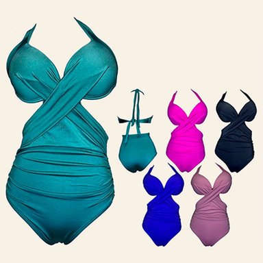 ENTERIZO PUSH UP LICRA MUJER VERDE UV MARÍA LETICIA RAMOLINO GL-48 COLOR - 1