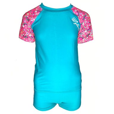 CONJUNTO NIÑA VERDE MANGA CORTA GL-42