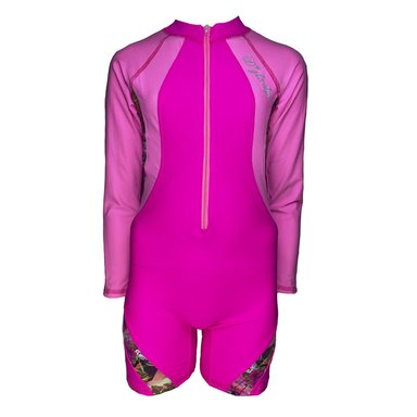 ENTERIZO NIÑA FUCSIA GL-46 CIERRE MANGA LARGA