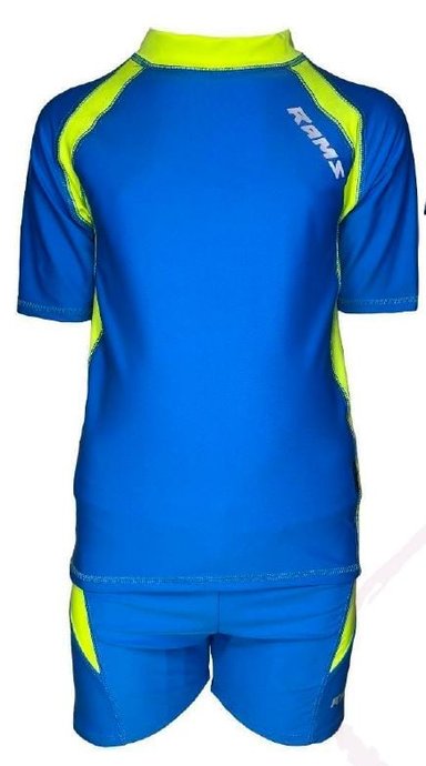 CONJUNTO NIÑO TURQUESA MANGA CORTA GL-41