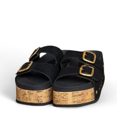 SANDALIAS MUJER QUERO SHOES NEGRO PLATAFORMA 7 2086L-52 - 1