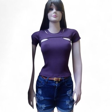 TOP DOBLE SAB-13 COLOR MORADO