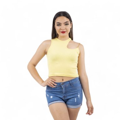 POLO LIZET CADENA SAB-12 COLOR AMARILLO