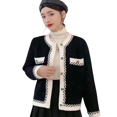 ABRIGO MUJER ABIERVA IMPORT JUL-65 COLOR HUESO