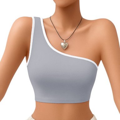 BASICO MUJER TOP TARZAN RIB ANA SOTLUC-9 COLOR GRIS