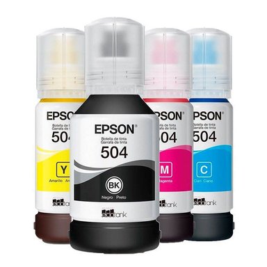 PACK 4 TINTAS EPSON T504 CIAN