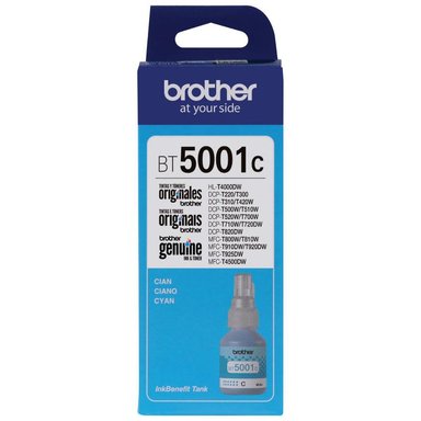 TINTA BROTHER BT-5001C CIAN BOTELLA