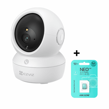 KIT CÁMARA EZVIZ CS-H6C-R100-8B4WF H6C 4MP MEMORIA 64GB HIKVISION