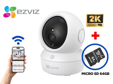 CAMARA FIJA EXTERIOR H6C 3MP 2k + MEMORIA 64GB