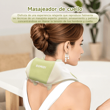 MASAJEADOR DE CUELLO Y HOMBROS BOMIDI MP2 LITE VERDE - 3