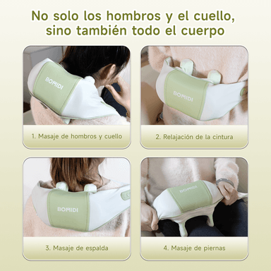 MASAJEADOR DE CUELLO Y HOMBROS BOMIDI MP2 LITE VERDE - 7