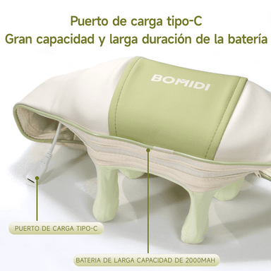MASAJEADOR DE CUELLO Y HOMBROS BOMIDI MP2 LITE VERDE - 10