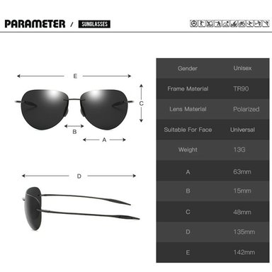 LENTES DE SOL PARANOID AVIADOR POLARIZADOS UV400 - 6