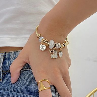 PULSERA CUERO MUJER ELEFANTE - 4