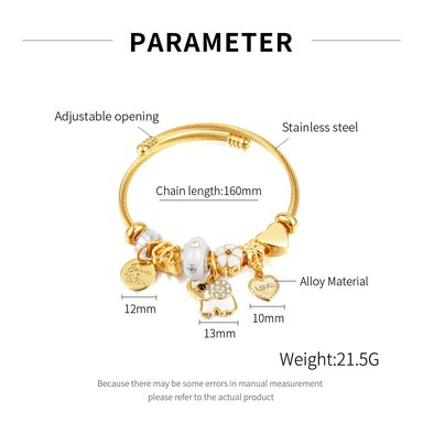PULSERA CUERO MUJER ELEFANTE - 5