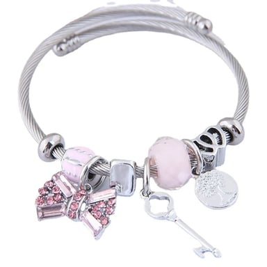 PULSERA CUERO MUJER LLAVE - 2
