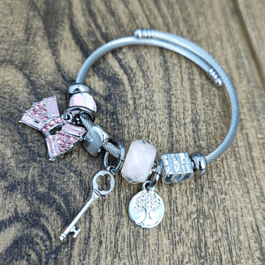 PULSERA CUERO MUJER LLAVE - 4