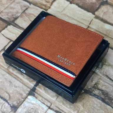 BILLETERA VINTAGE CUERO BEIGE MENBENSE ELEGANTE