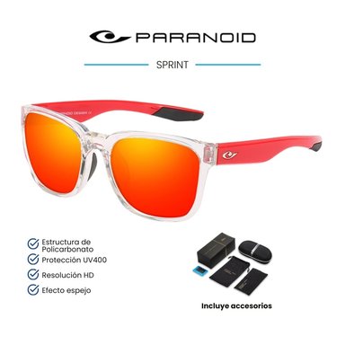 LENTES SOL UV400 PARANOID SPRINT POLARIZADOS NARANJA