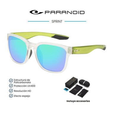 LENTES SOL UV400 PARANOID SPRINT POLARIZADOS VERDE