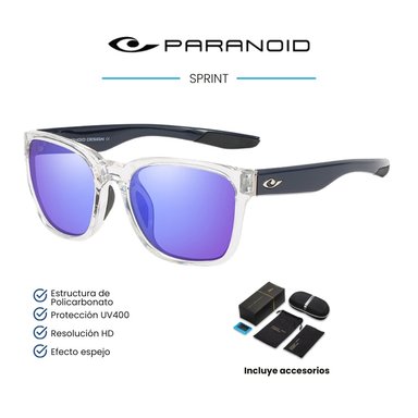 LENTES SOL UV400 PARANOID SPRINT POLARIZADOS AZUL