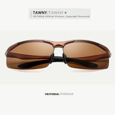 LENTES SOL UV400 VEITHDIA SNIPER POLARIZADOS MARRÓN - 4