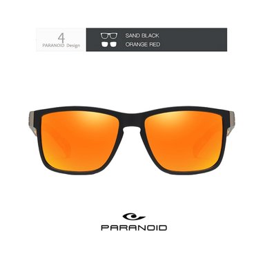 LENTES SOL UV400 PARANOID RACER POLARIZADOS NARANJA - 2