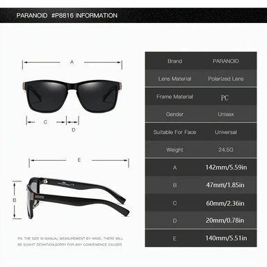 LENTES SOL UV400 PARANOID RACER POLARIZADOS NARANJA - 5