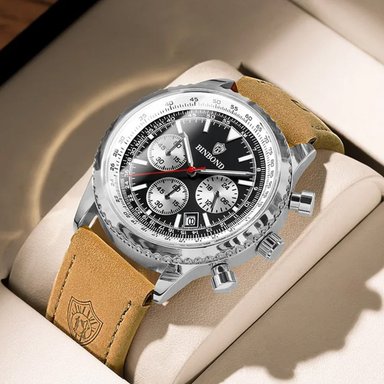 RELOJ BINBOND PARA HOMBRE - ELEGANTE - CUERO