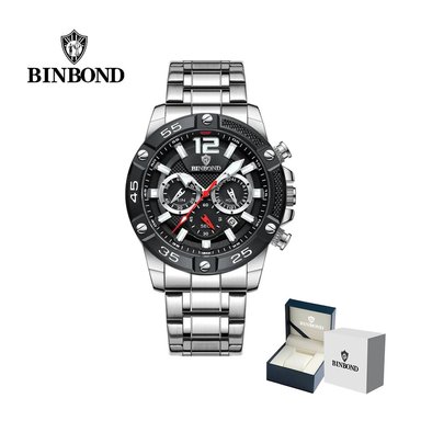 RELOJ BINBOND PARA HOMBRE - ELEGANTE - ACERO