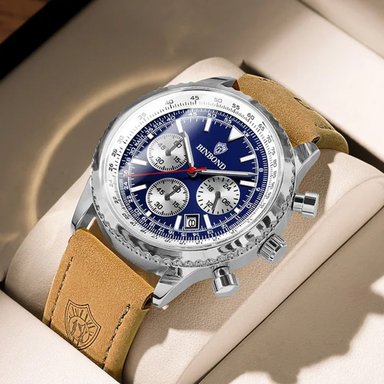 RELOJ BINBOND PARA HOMBRE - ELEGANTE - CUERO