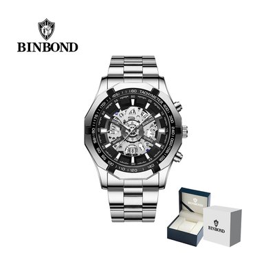 RELOJ BINBOND PARA HOMBRE - ELEGANTE - ACERO