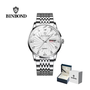 RELOJ BINBOND PARA HOMBRE - ELEGANTE - ACERO
