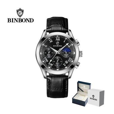 RELOJ BINBOND PARA HOMBRE - ELEGANTE - CUERO