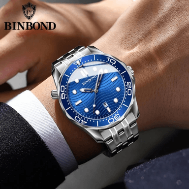 RELOJ BINBOND PARA HOMBRE - ELEGANTE - ACERO