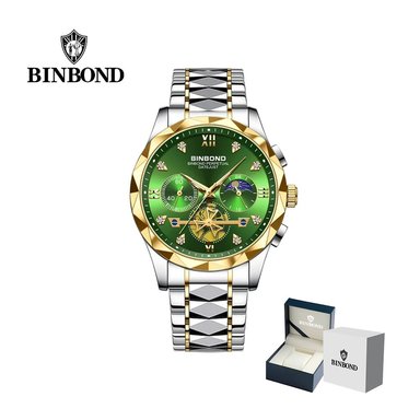 RELOJ BINBOND PARA HOMBRE - ELEGANTE - ACERO