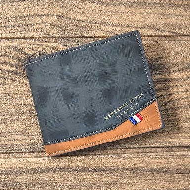 BILLETERA DE CUERO MENBENSE - ELEGANTE - M8 - NEGRO