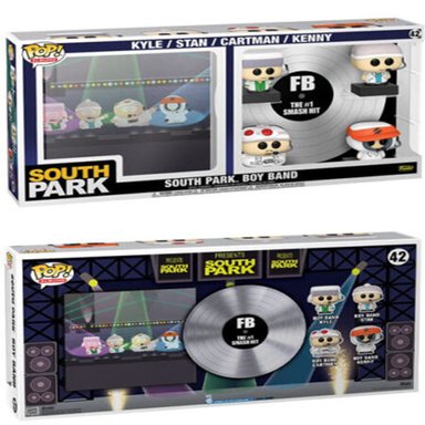 FIGURA FUNKO POP SOUTH PARK BOY BAND DELUXE POP ALBUM FIGURE 42 WITH CASE - 1