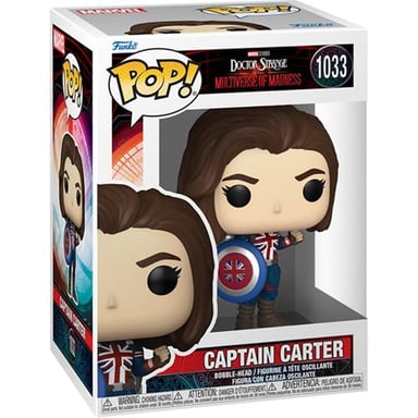 FIGURA FUNKO POP DOCTOR STRANGE IN THE MULTIVERSE OF MADNESS CAPTAIN CARTER VINYL FIGURE 1033 - 1