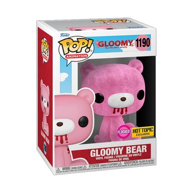 FIGURA FUNKO POP FUNKO GLOOMY BEAR FLOCKED EXCLUSIVO DE HOTTOPIC - 1