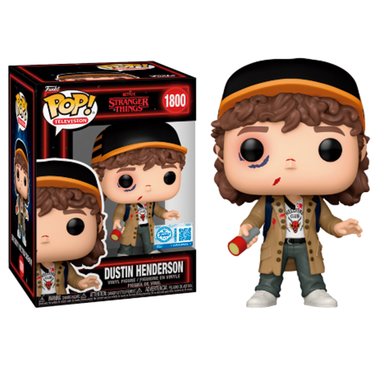 FUNKO POP! VINYL: STRANGER THINGS - DUSTIN HENDERSON - (EXCLUSIVE) #1800