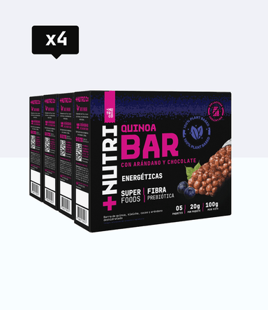 Pack X4 Barras de Cereales Andinos Arándanos 100g Nutri Co