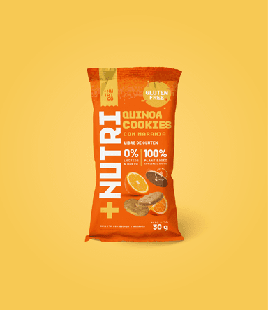 Pack x4 Galletas Sin Gluten Quinua y Naranja 150g Nutri Co - 2