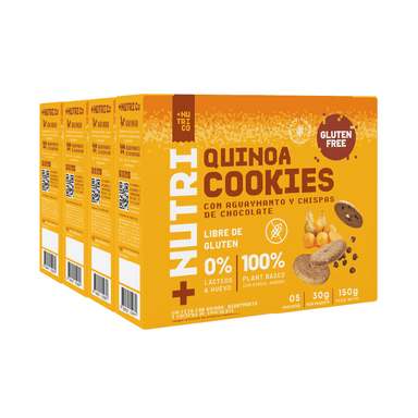 Pack x4 Galletas Sin Gluten Quinua Aguaymanto 150g Nutri Co