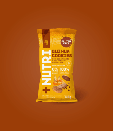 Pack x4 Galletas Sin Gluten Quinua Aguaymanto 150g Nutri Co - 2