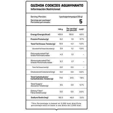 Pack x4 Galletas Sin Gluten Quinua Aguaymanto 150g Nutri Co - 3
