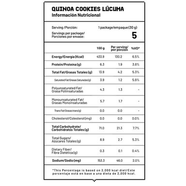 Pack x4 Galletas Sin Gluten Quinua y Lúcuma 150g Nutri Co - 3