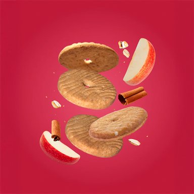 PACK X4 GALLETAS DE QUINUA, MANZANA Y CANELA 180G NUTRI CO - 2