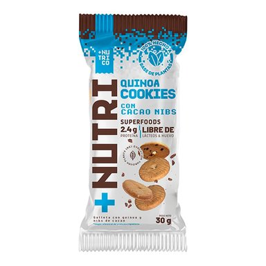 PACK X4 GALLETAS DE QUINUA NIBS DE CACAO 180G NUTRI CO - 3